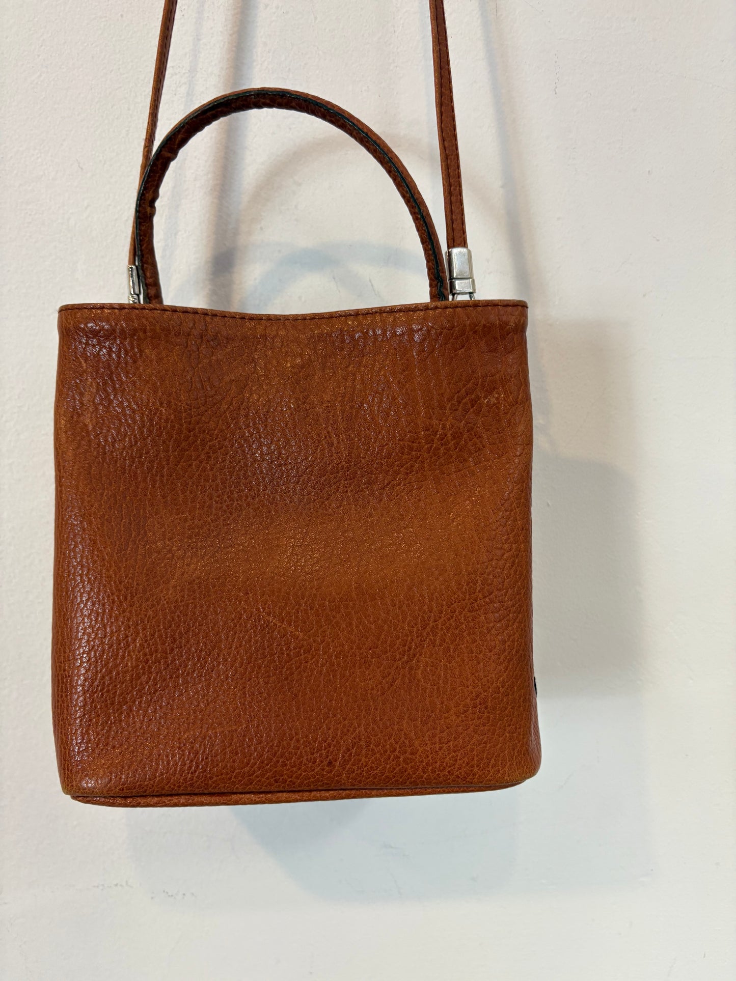 OTRAS. Bolso vintage piel doble asa