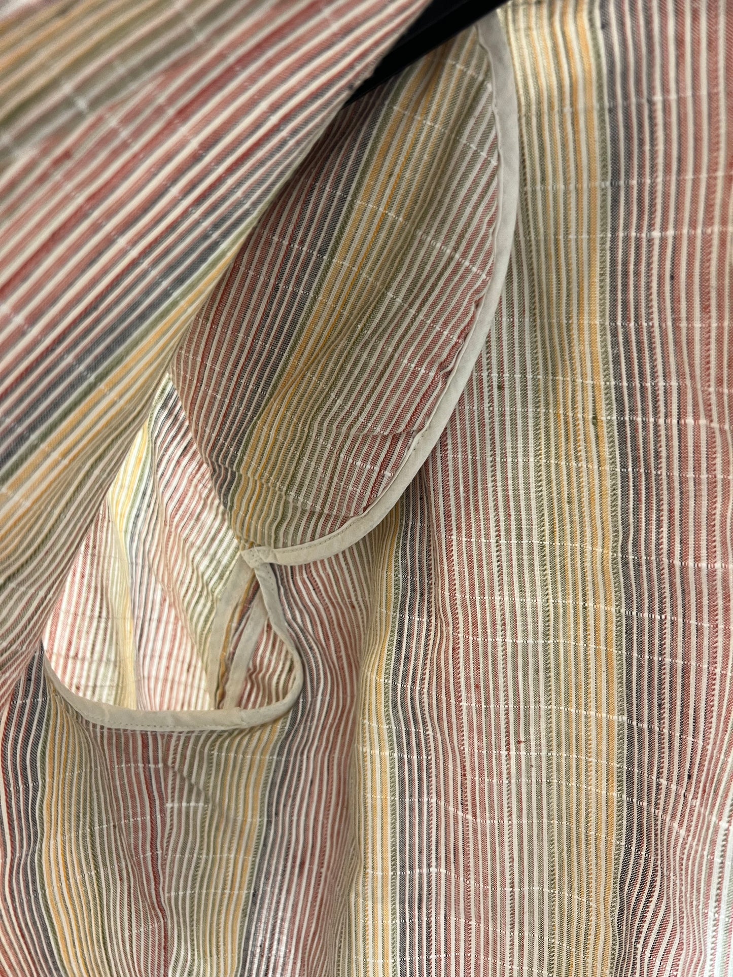 THE LABEL EDITION. Conjunto chaqueta y pantalón rayas. T XS/S