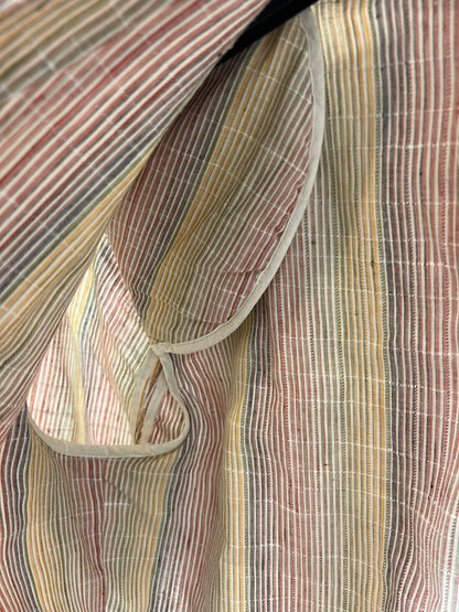 THE LABEL EDITION. Conjunto chaqueta y pantalón rayas. T XS/S