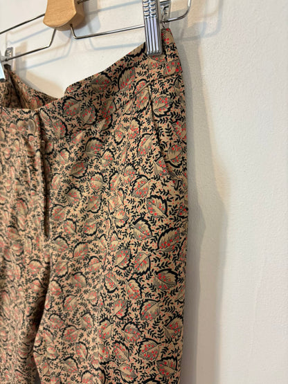 ETRO. Pantalón pinzas marrón fluido