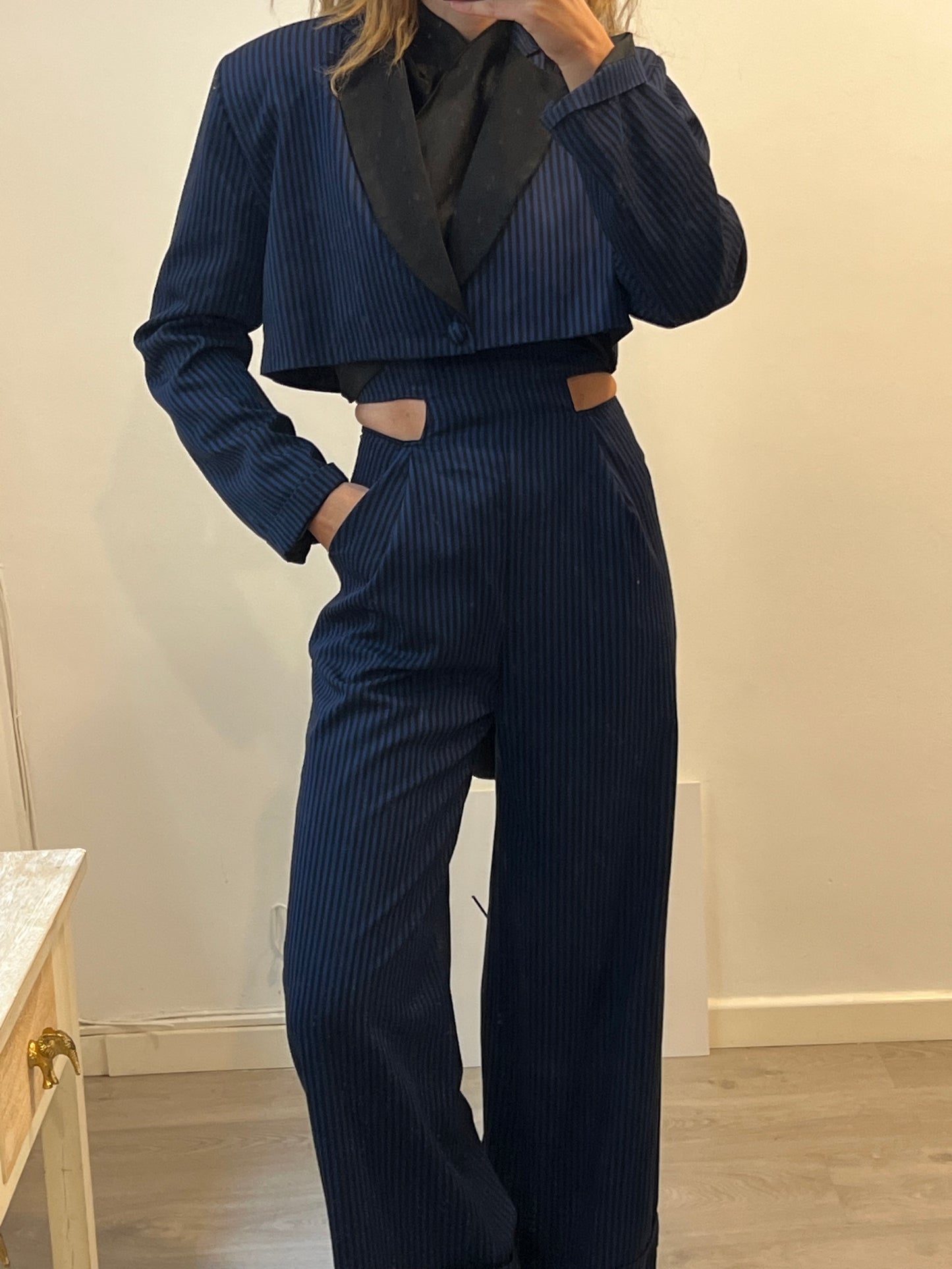 LEMACHET. Total Ts striped look