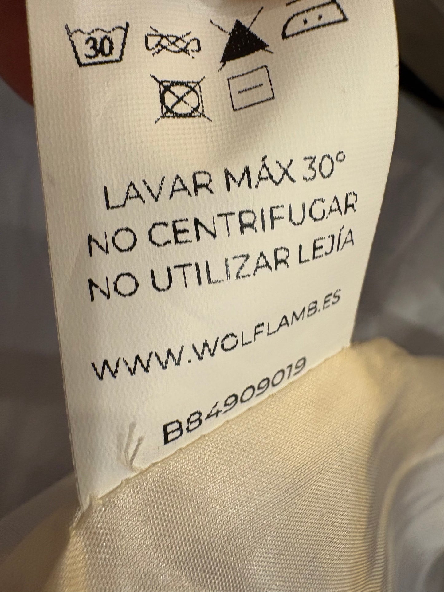 WOLFLAMB. Blazer azul de lino T.xs