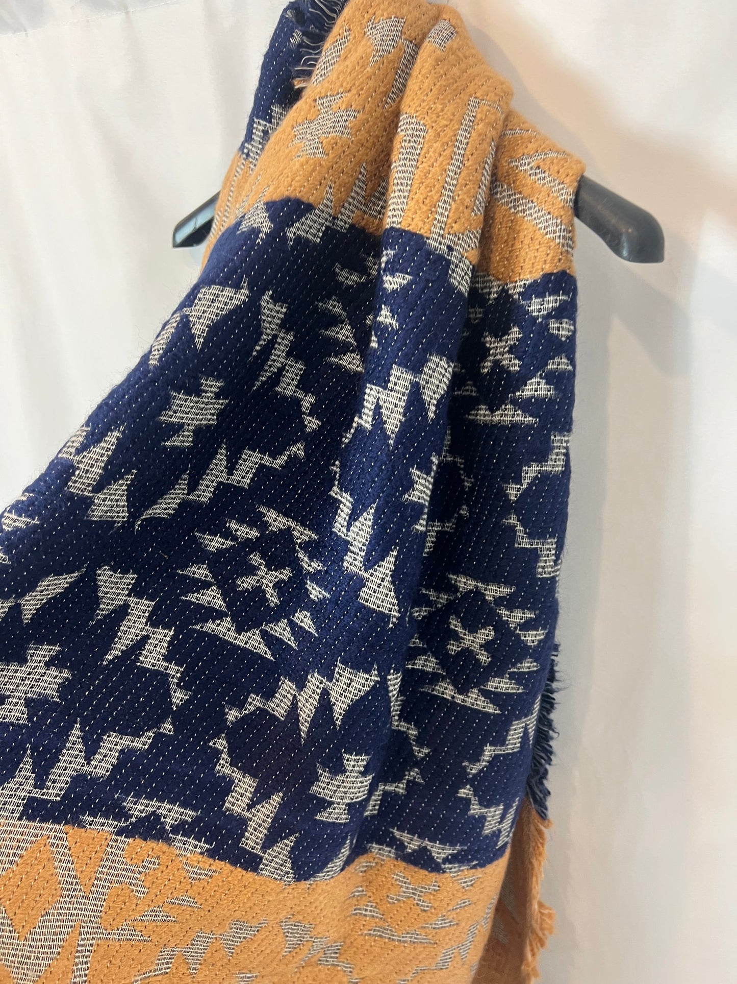 THAT OR THAT. Ethnic print scarf
