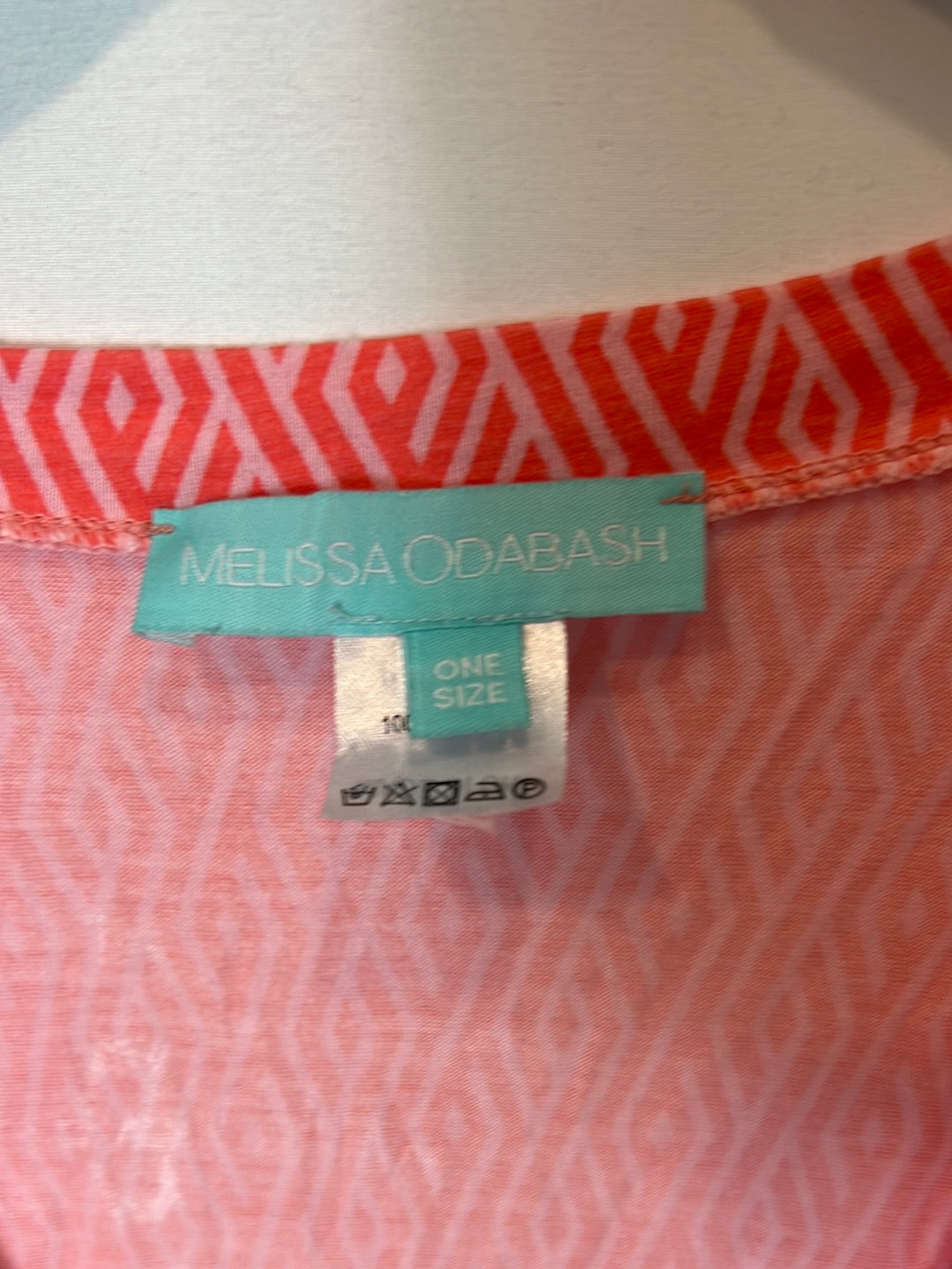 MELISSA ODABASH. Short pink kaftan dress. YOUR