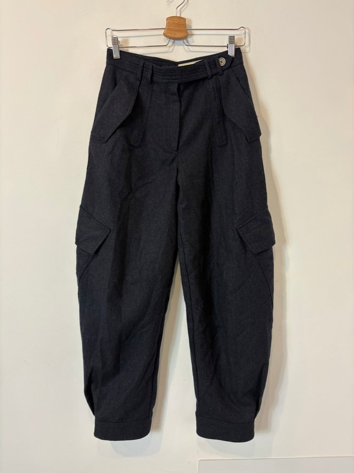 ZARA SRPLS. Pantalón balloom con lana