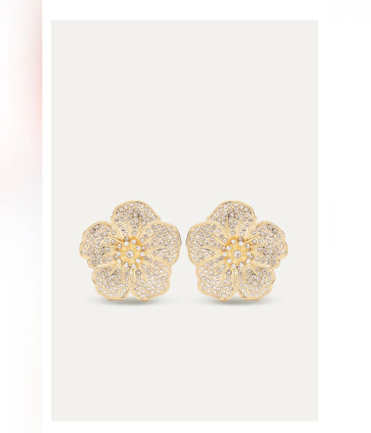 REDONDO BRAND. Pendientes flor