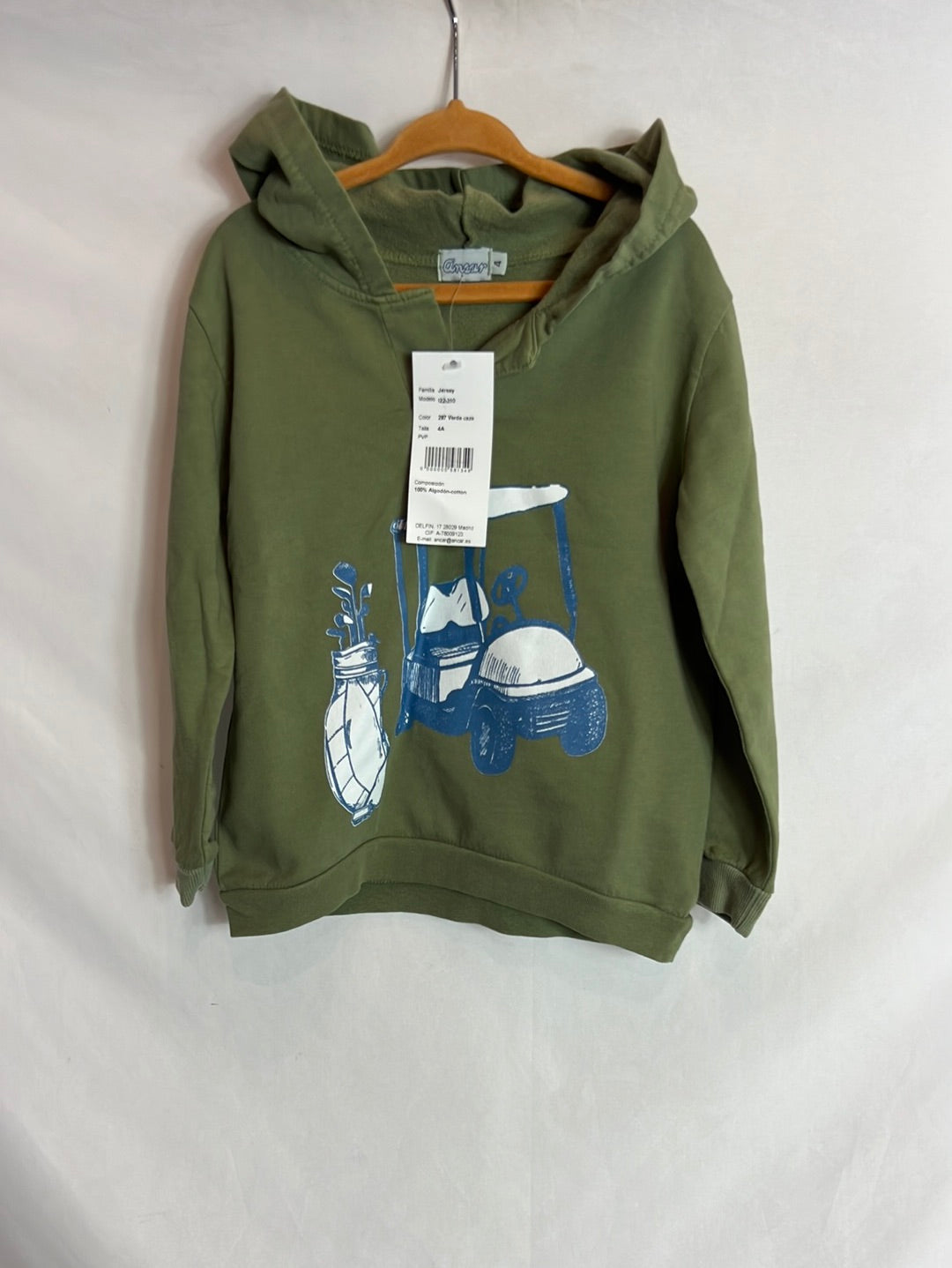ANCAR. Light golf green sweatshirt