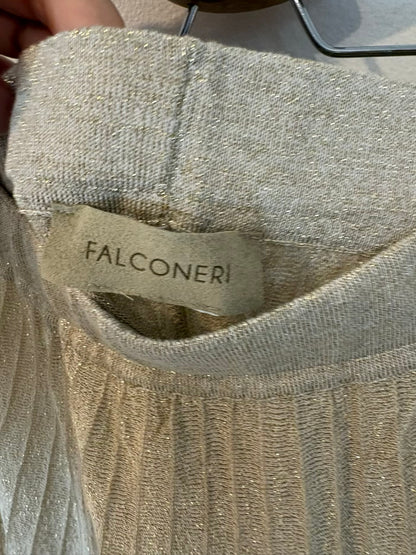 FALCONERI. Falda midi plisada