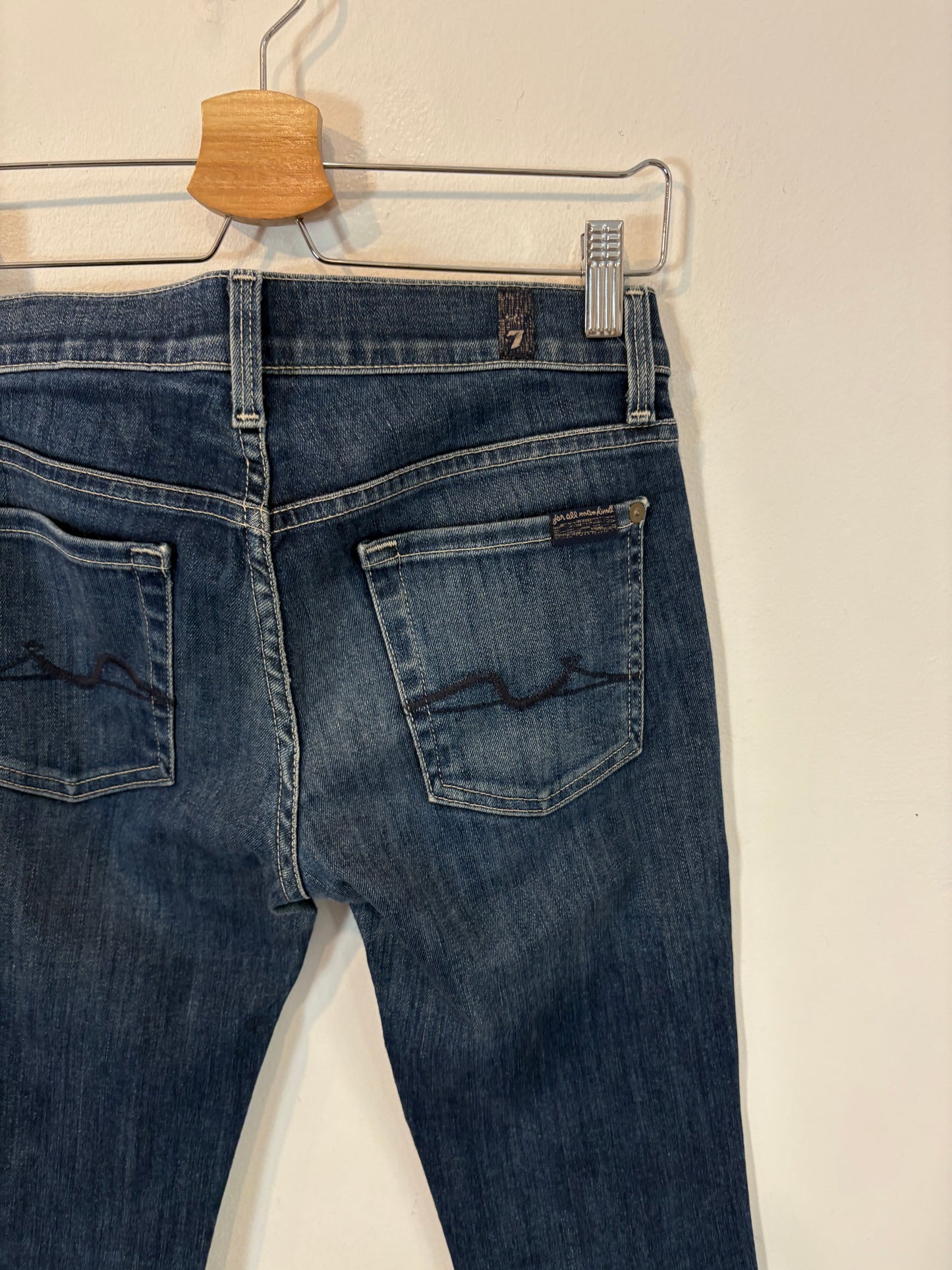 FOR ALL MANKIND. Denim recto costuras. T 25 (36)