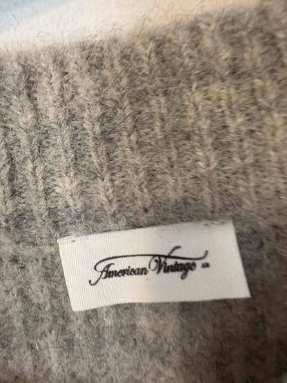 AMERICAN VINTAGE. Jersey gris con lana