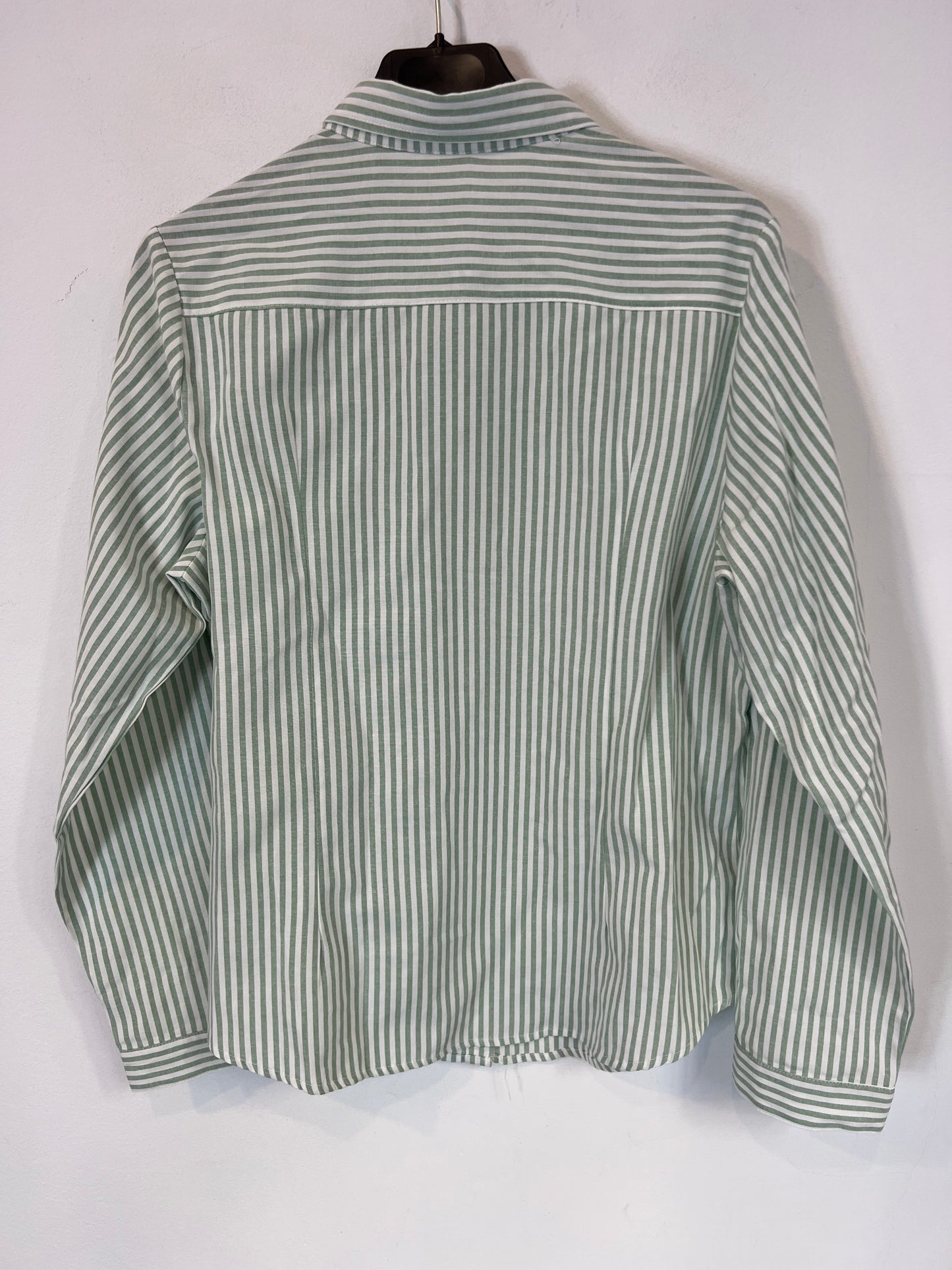 BOTELI. Camisa rayas verdes. T S