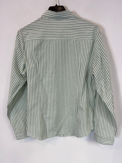 BOTELI. Camisa rayas verdes. T S