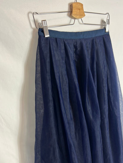 J CREW. Blue tulle midi skirt. TM