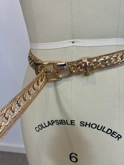 OTRAS. Cinturón cadena dorado. T S/M