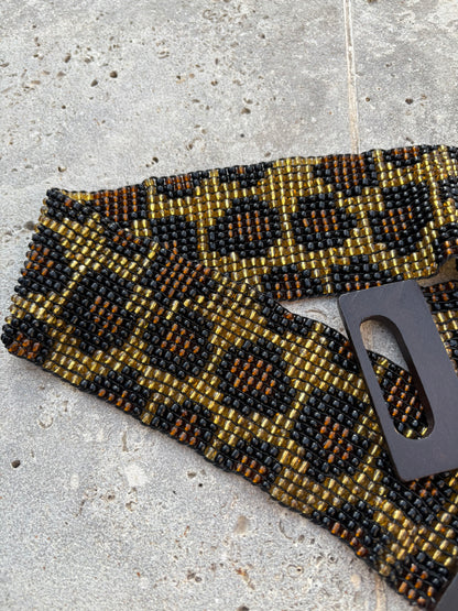 OTRAS. Cinturón elástico cuentas