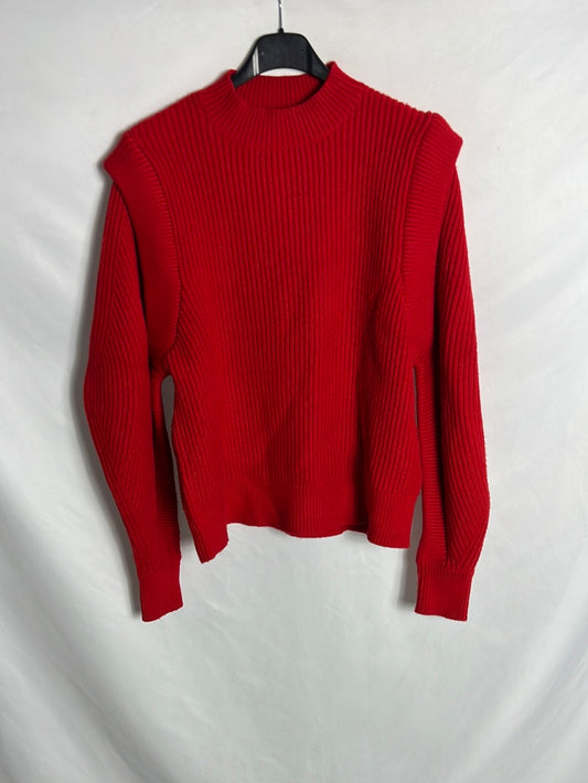 SFERA. Jersey rojo detalle hombros.T M