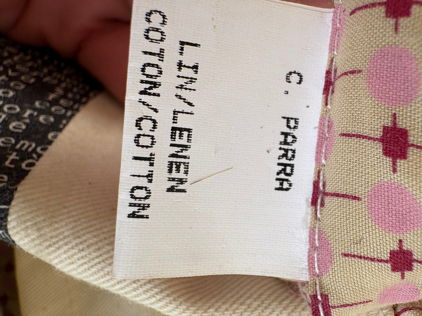 CATHERINE PARRA. Bolso tele y piel