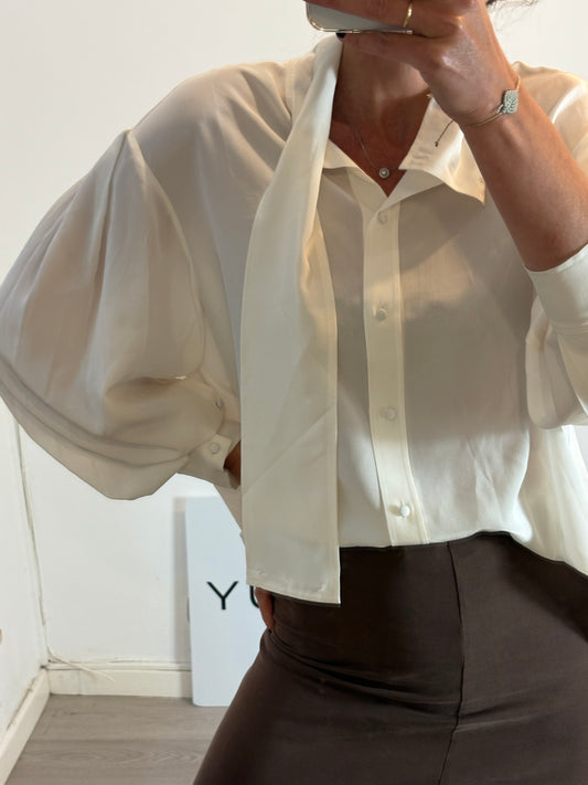 IRO. Silk blouse with neck detail. Size 34 (XS/S)