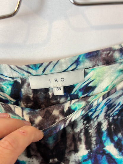 IRO. Short honeycomb print skirt. Size 36