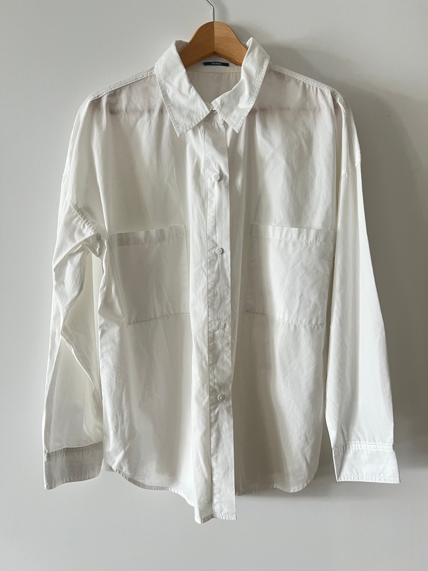 TEZENIS. Camisa blanca popelin