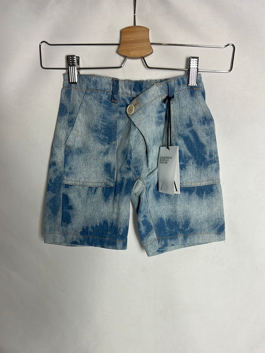 ZARA. Tie-dye denim shorts. Size 5 years