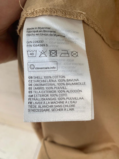 ZARA. Mustard textured back top. TS