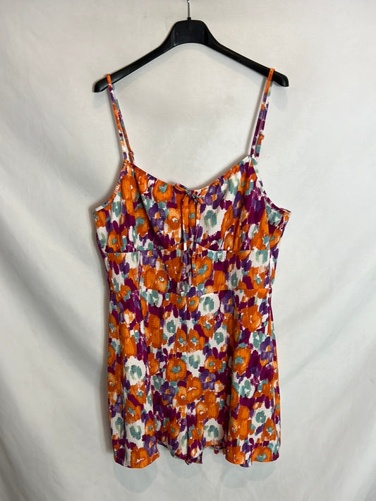 PRIMARK. Mono corto flores. T L