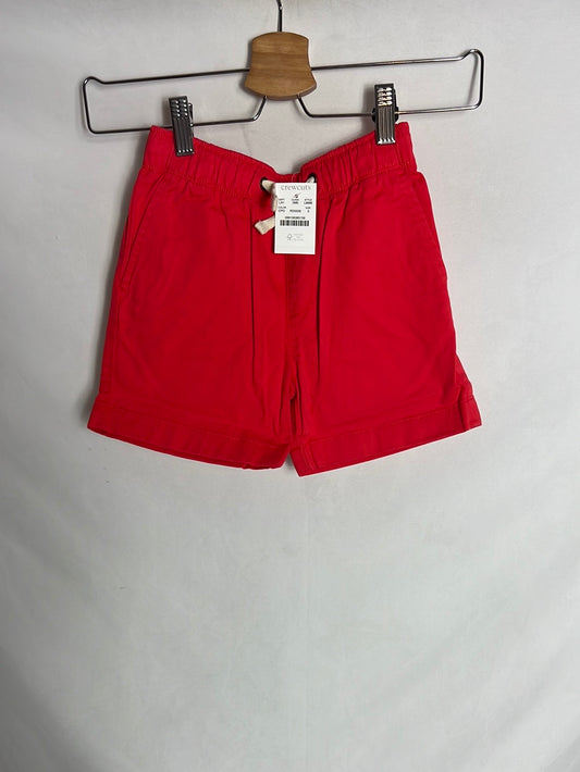 CREWCUTS. Red Bermuda shorts. Size 5 years