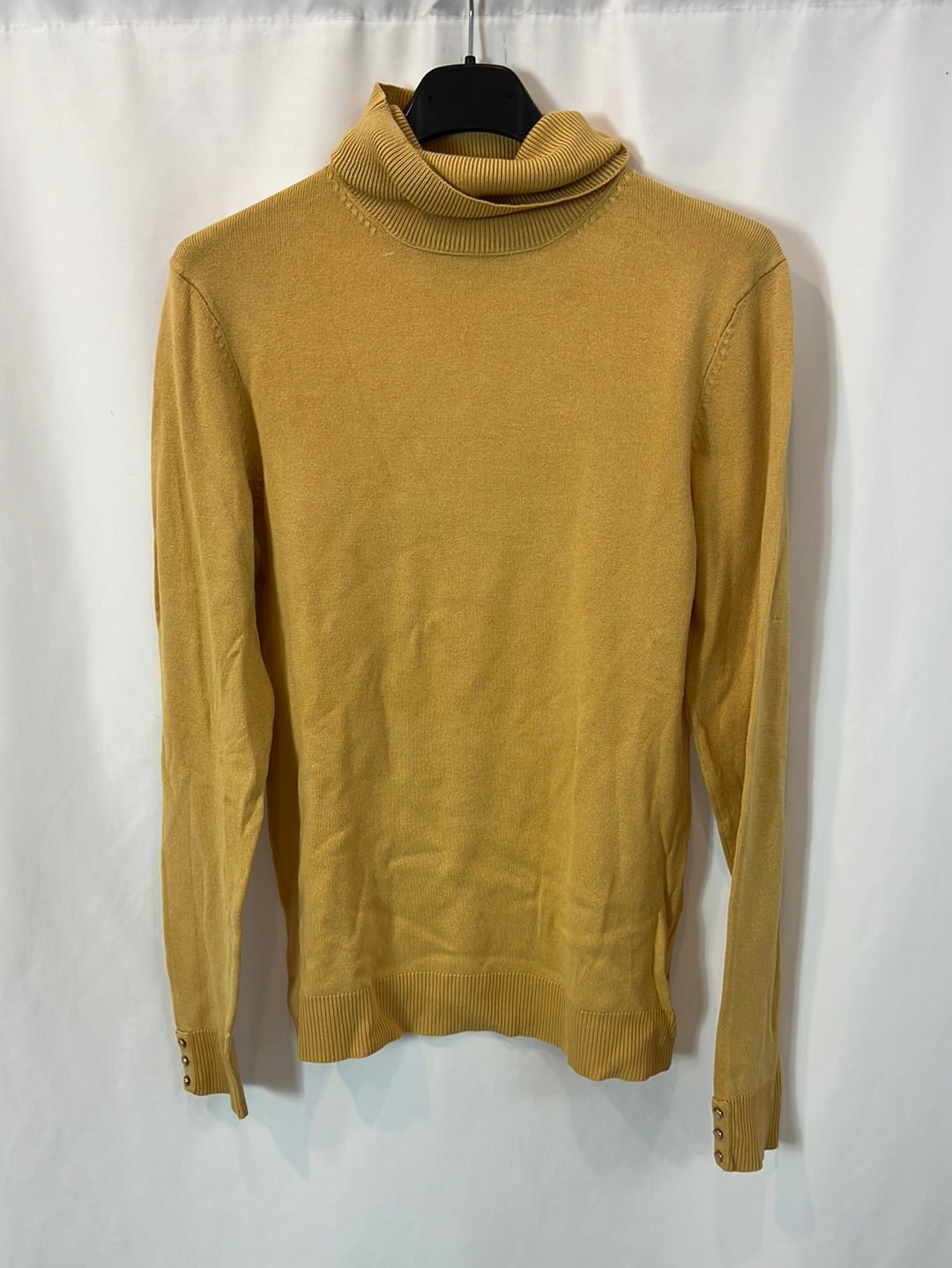 CORTEFIEL. Mustard Turtleneck Sweater Ts