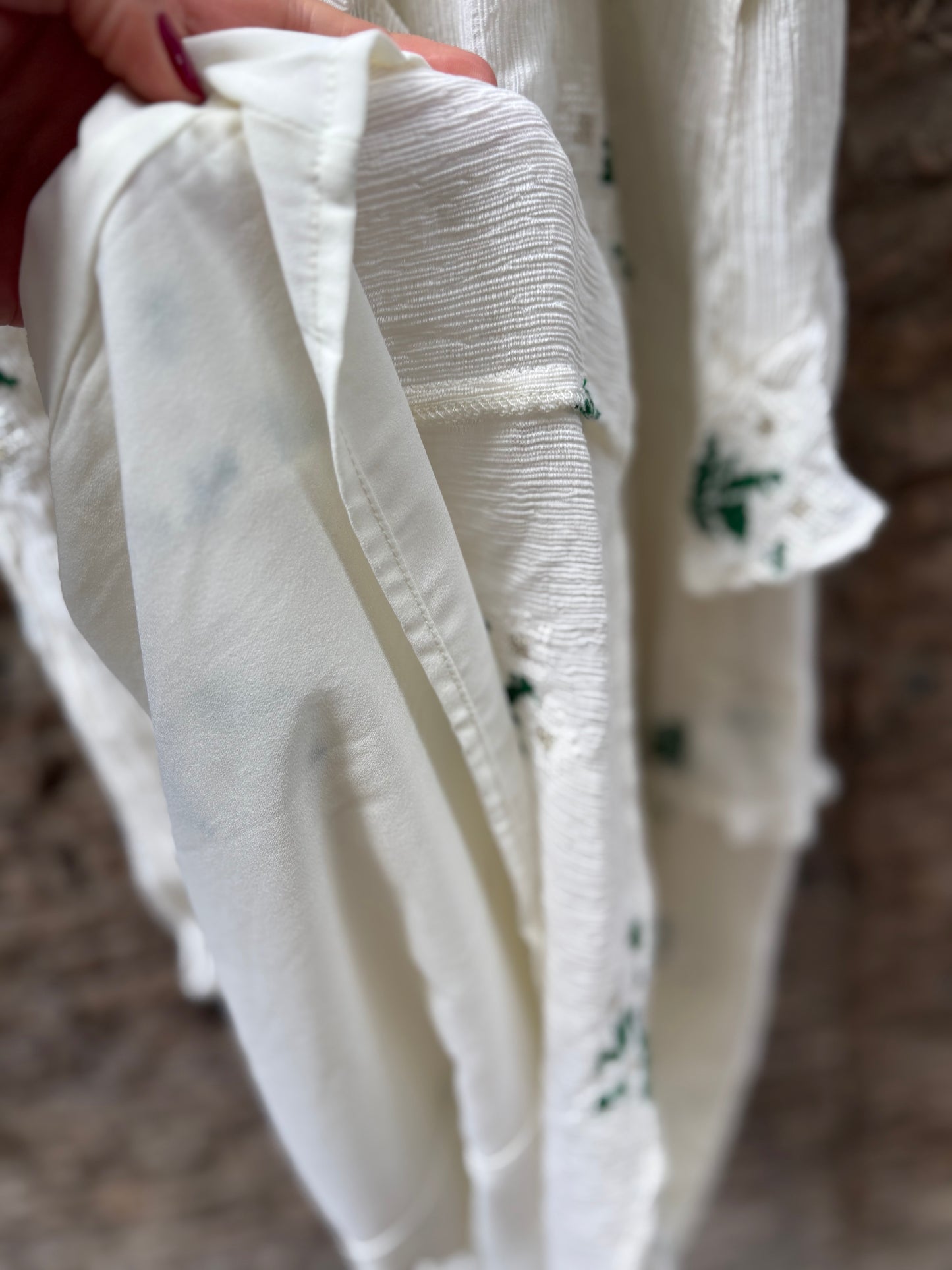 SALSA JEANS. Vestido largo con detalle de volantes