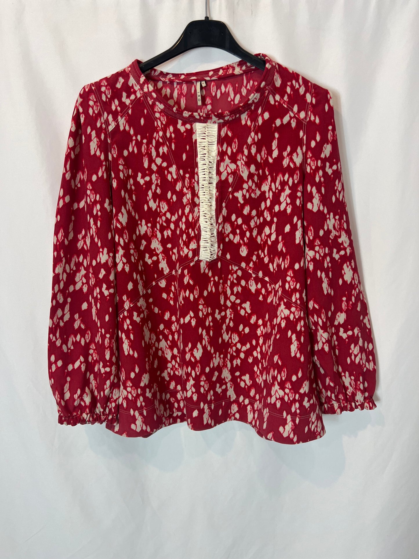 IRO. Red printed blouse T.0 (xs)