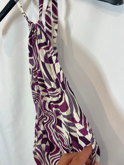 NOON. Retro print halter top. TM