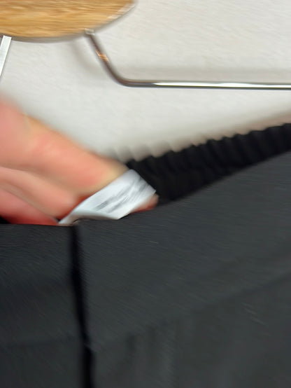 ZARA. Black culottes with side buttons, size 38