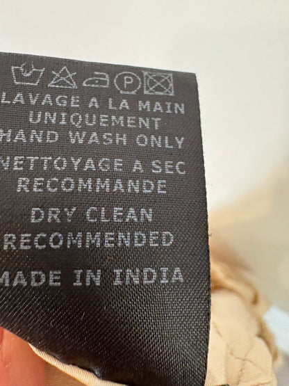 ISABEL MARANT. Falda beige seda. T 0 (XS/S)