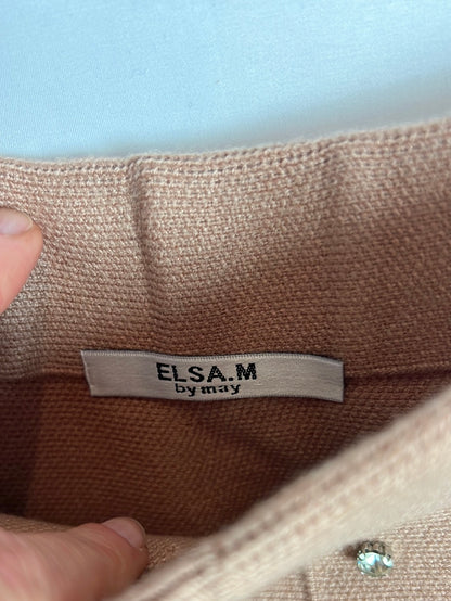 ELSA.M. Falda punto abalorios. T S