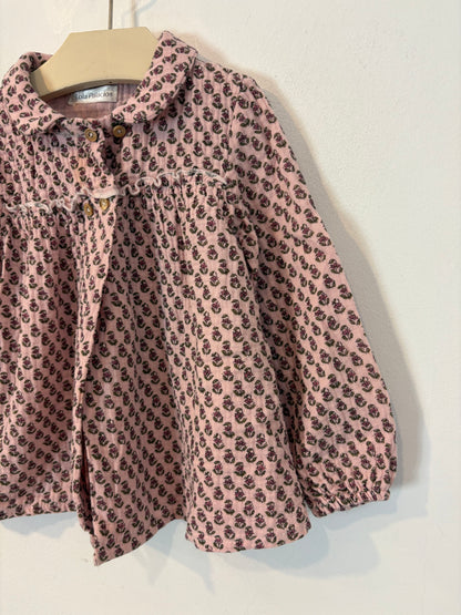 LOLA PALACIOS. Jesusito rosa estampado. T 3 años