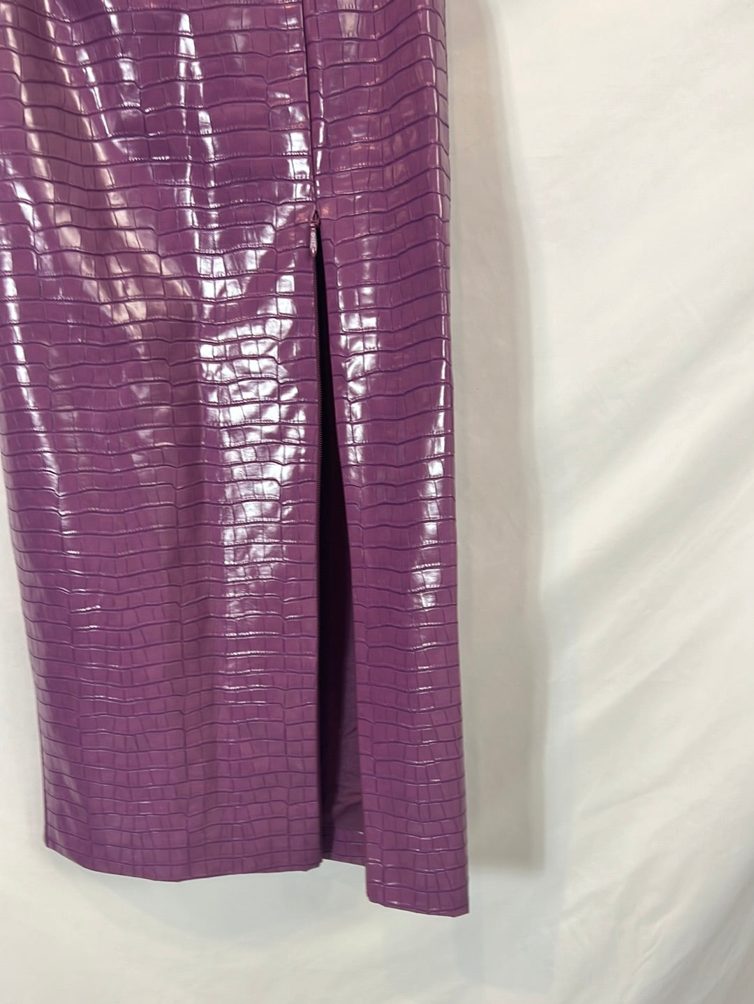 ROTATE. Purple midi skirt T.36
