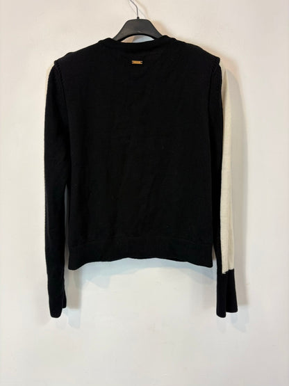 PANAMBI. Conjunto falda y jersey bicolor