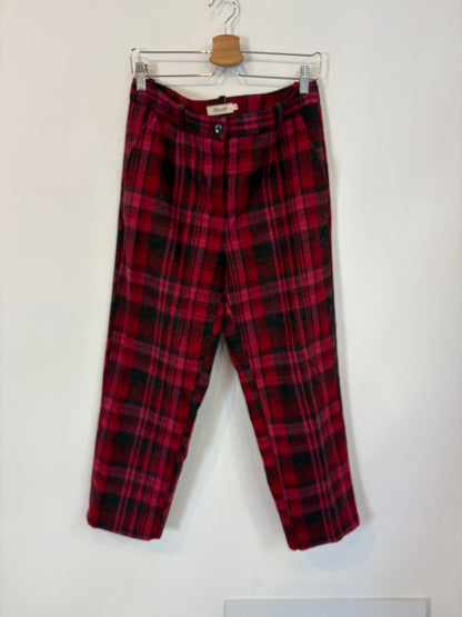 NICOLÍ. Pantalón pinzas cuadros