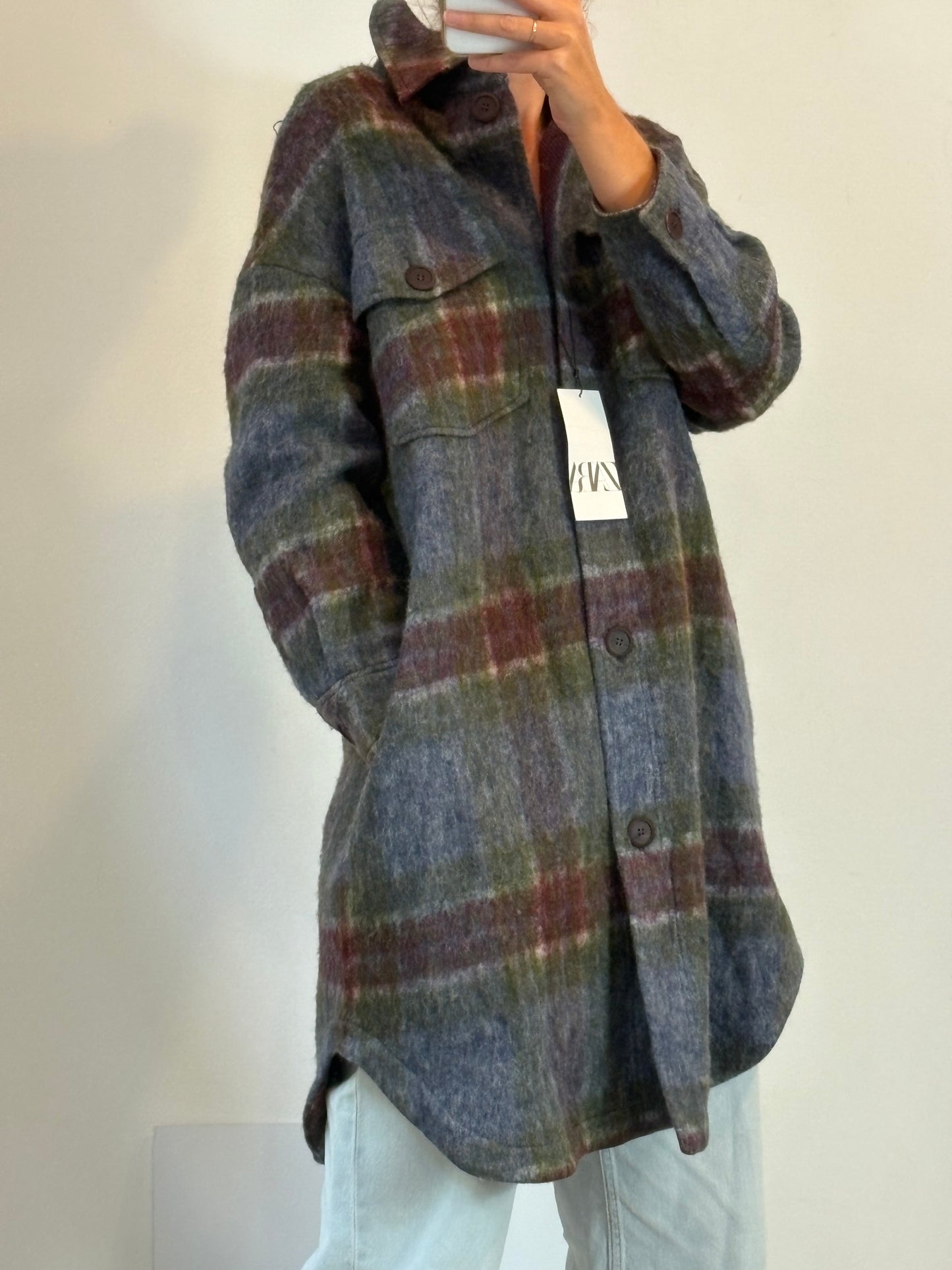 OTHERS. Long knit dress with neckline detail. TS