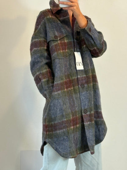 OTHERS. Long knit dress with neckline detail. TS