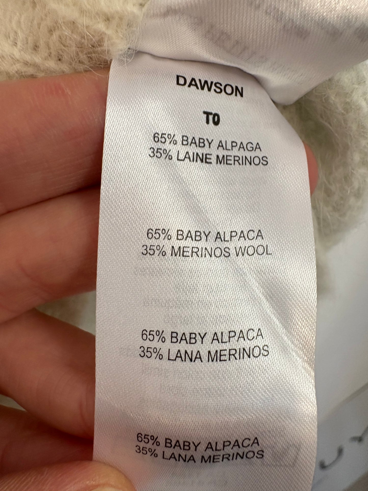 ZARA. Black stretch knit top. TL