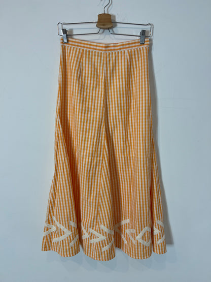 IQ COLLECTION. Total look mostaza rayas T.m