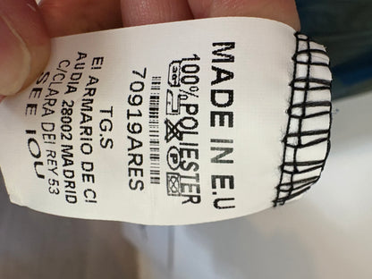 JUANAVELLANEDA SEEIOU. Vestido largo tul elástico. T S