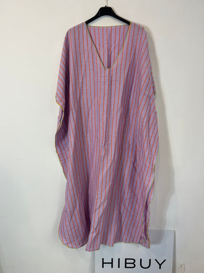 OTRAS. Vestido rayas estilo kaftán TU(s/m)