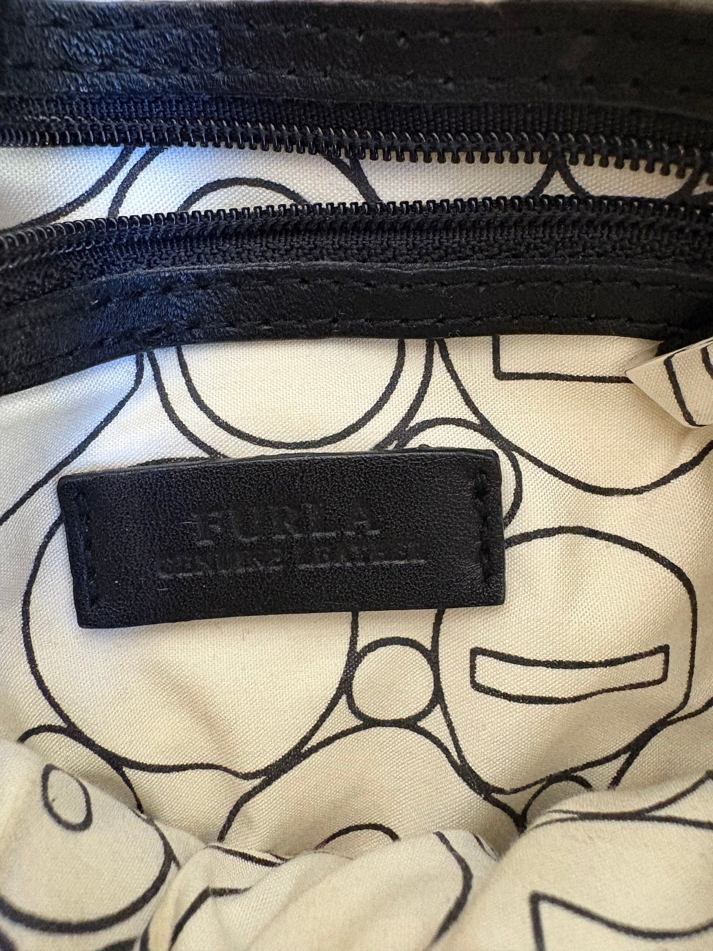 ZARA. Black stretch knit top. TL