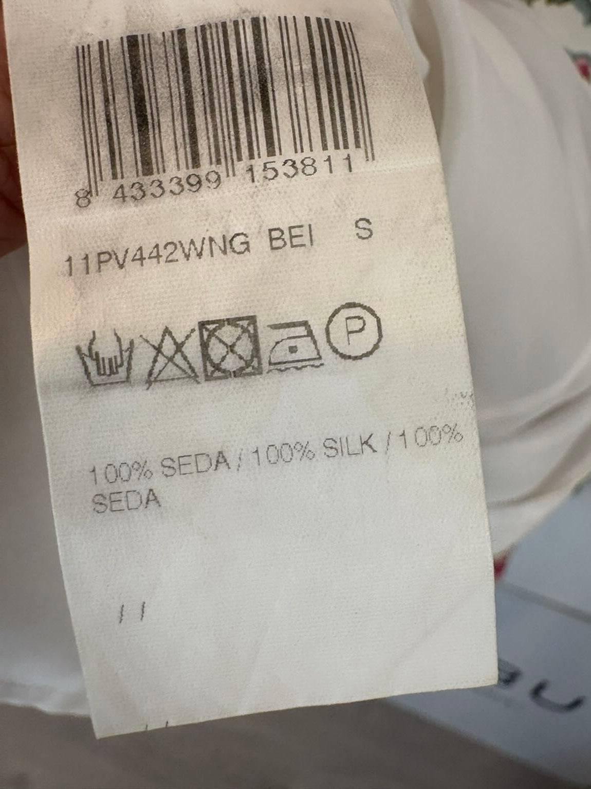 BDBA. Vestido corto seda estampado