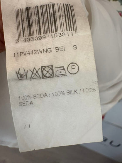 BDBA. Vestido corto seda estampado