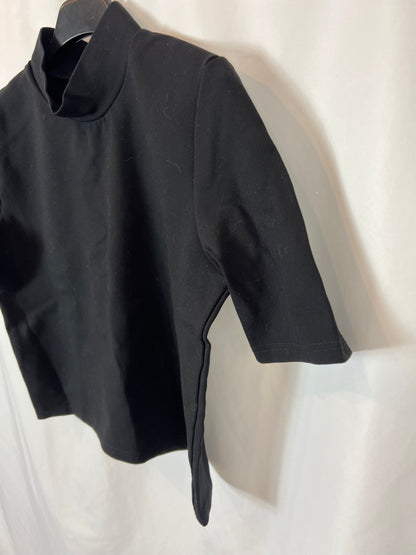 MANGO. Top negro cuello perkins T.s