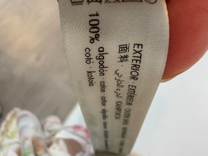 UTERQÜE. Vestido largo flores. T S